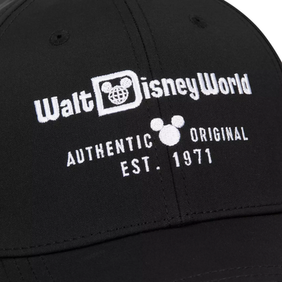 カチューシャ・被り物・帽子 Disney World of English Disney Parks Disney World Logo Baseball Hat Adult Black Authentic