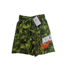 Nike Boys Size XL Kids All Over Print Shorts Camo Green NWT