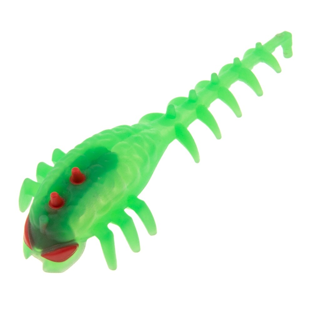 1X Lego Bionicle Hero Factory Brain Transp. Green Spikes Red