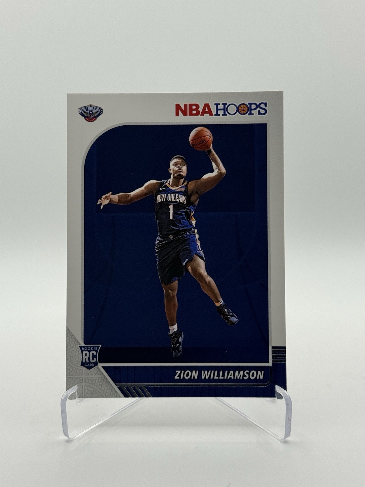 2019-20 Panini NBA Hoops Zion Williamson #258 Rookie RC