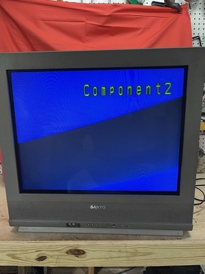 Sanyo DS27425 27” Retro Gaming Flat Screen CRT TV AV Port