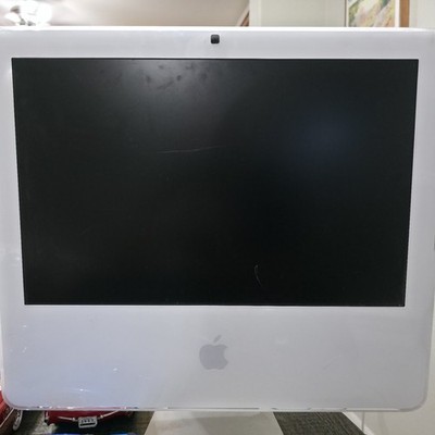 Apple iMac 17 in All In One Computer Bare Unit M White/Gray 1.83GHz A1195 - Read