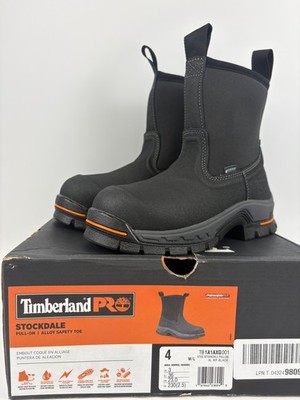 Timberland PRO mens Stockdale Pull-on Alloy Safety Toe Waterproof Industrial Wor