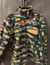 Ships ASAP! Mens Sz XL Patagonia Synchilla Snap Salmon Pullover