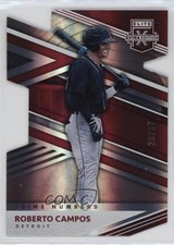 2020 Panini Elite Extra Edition Prime Numbers B Die-Cut 26/37 Roberto Campos 5w7