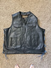Men s DS Daniel Smart Genuine Leather Motorcy...