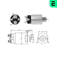 ERA Magnetschalter, Starter ZM4993 FüR Hyundai KIA Mitsubishi