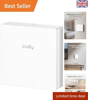 High-Speed AC1200 Wandplatte Wireless Access Point - Ideal für Smart Homes