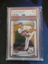 SPENCER STRIDER ROOKIE 2020 Bowman Chrome #BD20 Graded PSA 9 MINT Braves