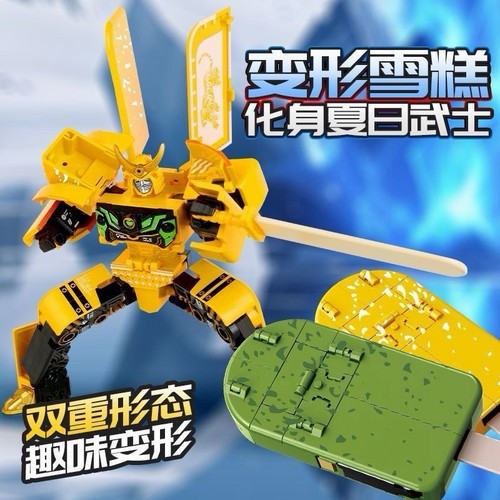 Mango Ice Cream 2-in-1 Transformers Roboter Figur Creative Mecha Warrior - Bild 3 von 3