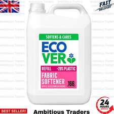 Ecover Fabric Softener Refill 5L Apple Blossom & Almond 166 Washes Conditioner