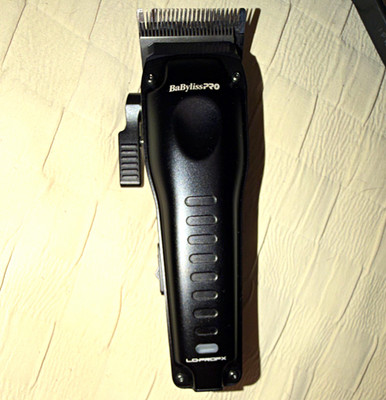 BaBylissPRO LO-PROFX Black Clipper & Trimmer Graphite T-Blade w charging stand