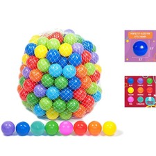 Soft Plastic Ball Pit Balls for Kids - 200 Pack in 8 Colorful Assorted Shades