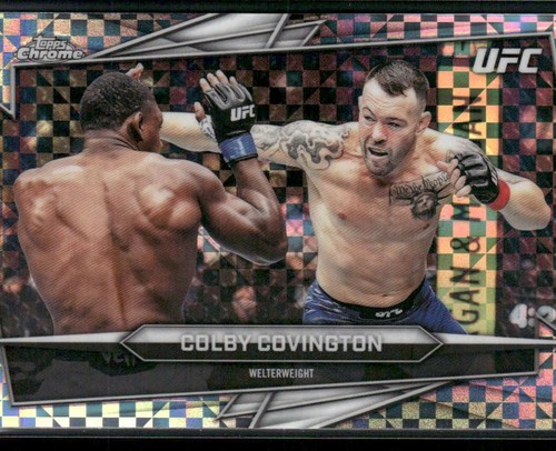 2026 Topps Chrome UFC #91 Colby Covington X-Fractor