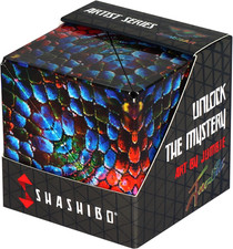 Shashibo Shape Shifting Box - Award-Winning STEM Fidget Toy with Ultra Strong Ma