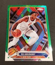 2023-24 Topps Chrome - OG Anunoby #123 Green Topps Refractor