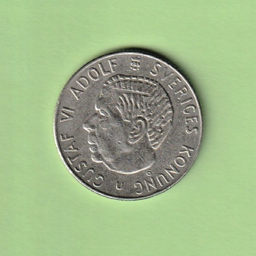 1973 Sweden High Grade 1 Krona Coin km 826a Nice Coin See Scans You Grade