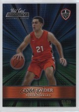 2021-22 Wild Card Alumination Blue/Green 27/99 Cole Swider #ABC-15 0q3