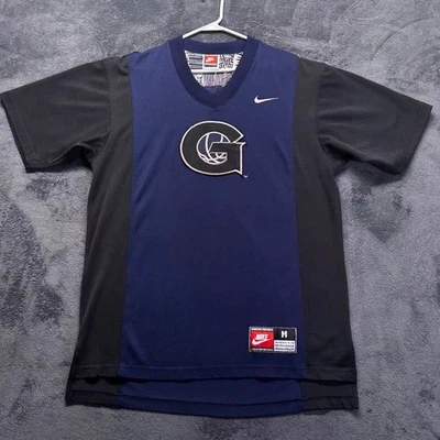 Vintage Nike Georgetown Hoyas Basketball Shooting Warmup Shirt Mens Medium - Image 1 of 4