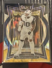 2024 Panini Select - Concourse DeMarcus Lawrence #47 Black & Gold Shock Prizm