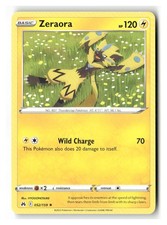 Zeraora 052/159 Rare Crown Zenith Pokemon Near Mint