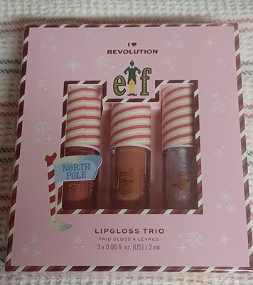 I Heart Revolution I Heart Revolution x Elf Candy Cane Forest Bomb Lipgloss Trio