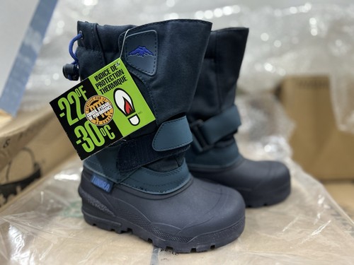 Tundra Quebec Snow Boot Size Kids Navy New | Free Ship! - 第 1/5 張圖片
