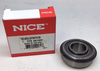 Nice 7512DLGTNTG18 Ball Bearing Radial .7500in ID X 1.7500in OD X .7500in Width