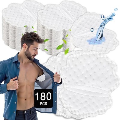 Arme Armpit Sweat Pads, 180 Pcs Wider and larger Underarm Sweat Pads for Men Hyp