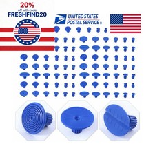 90pc Glue Pulling Tabs Paintless Dent Repair Hail Removal Kit For All Puller