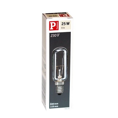 Paulmann Röhrenlampe Glühbirne 25W E14 klar T25 x80mm Glühlampe warmweiß dimmbar