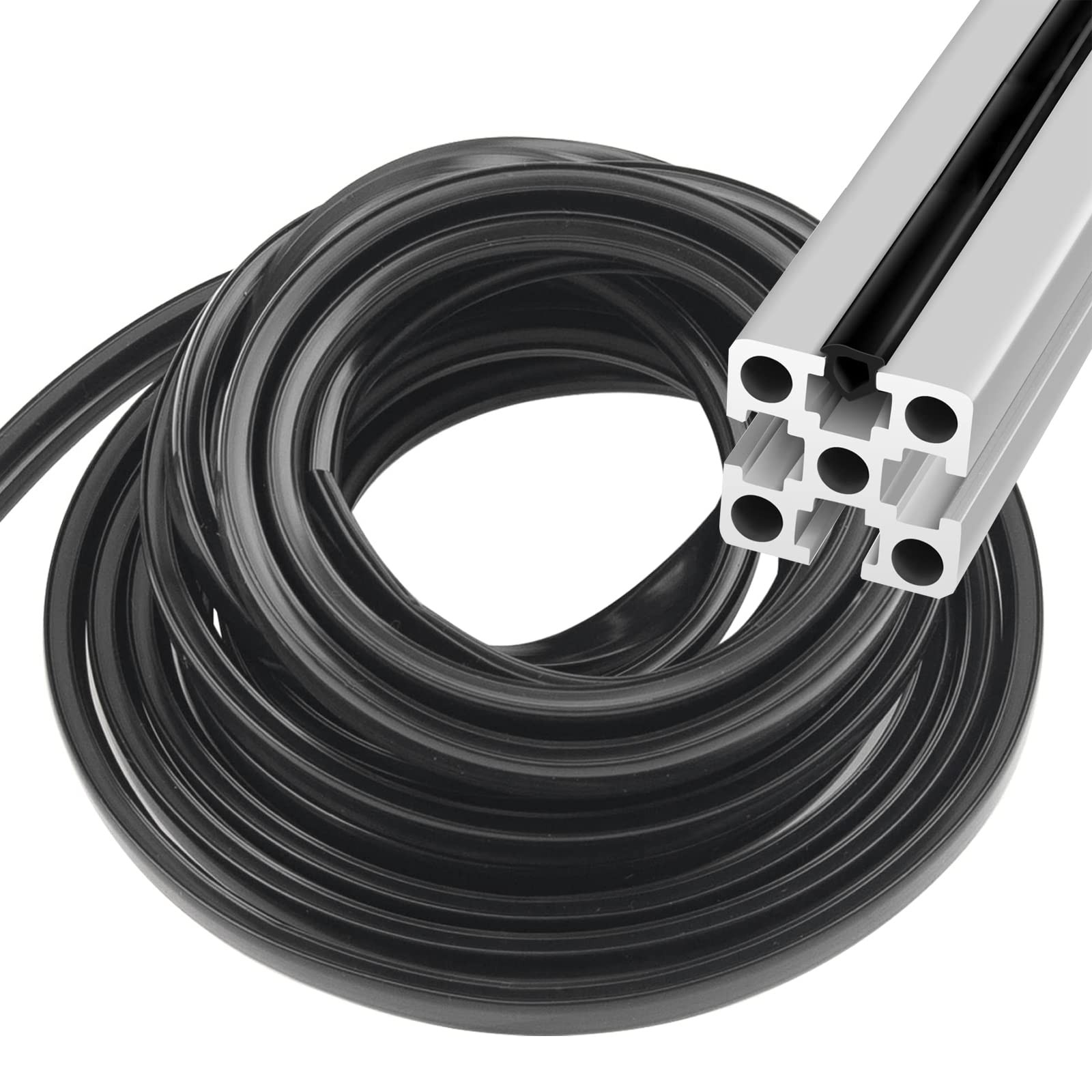 Profilé aluminium 8mm contre la poussière pour atelier propre de 10m