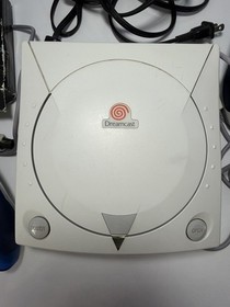 Sega Dreamcast HKT-3020 Console 3 Controller Untested with Game Working Great