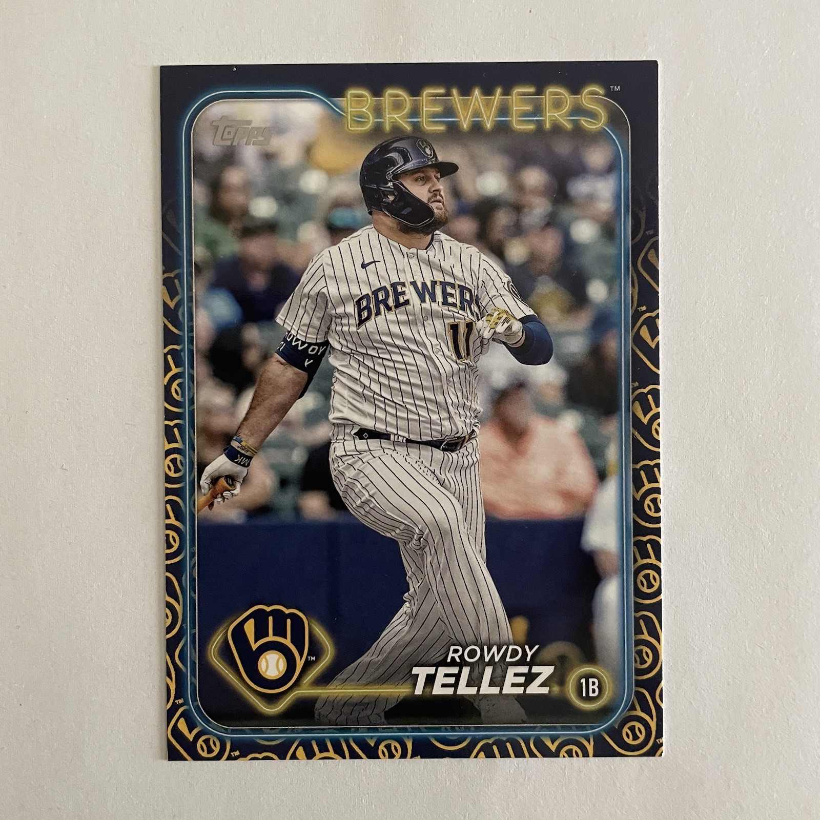 2024 Topps Series 1 Rowdy Tellez SP Team Color Border Variation #343