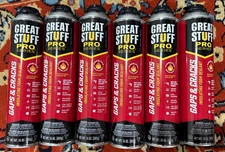 6 cans of 24 oz. Gaps and Cracks Insulating Spray Foam Sealant