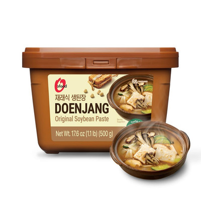 Doenjang - Premium Korean Soybean Miso Paste [Original, 1.1 Lb (500G)]   Ferment
