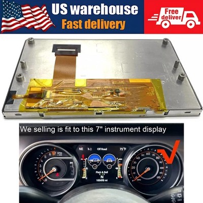 7'' LCD Display LAM070G133A For Jeep Wrangler Unlimited Sport 2018-2022 Cluster