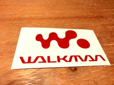 Pegatina / Sticker + Sony + Walkman + Logo transparente