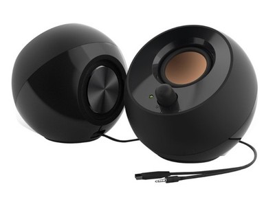 Creative Pebble Lautsprecher, Schwarz