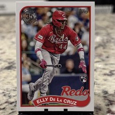Topps 1989 Elly De La Cruz Reds Rookie 35th Anniversary Issue #89B-69