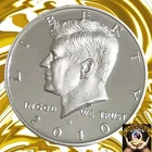 2010 S Silver Proof Kennedy Half Dollar 90% Silver Cameo Taken From Proof Set