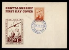 DR WHO 1951 GERMANY FDC 1DM NURNBERG TO FURTH AIRMAIL SEMI OFFICIAL? R55264