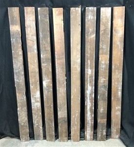 8 Reclaimed Wainscoting Bead Board Pieces, Architectural Salvage Vintage A56,