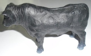 Safari Black Angus Bull 5 1/4" Figure 2015