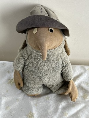 Vintage 1970er Orinoco Womble Plüschtier 10 Zoll Stofftier Retro Elizabeth Beresford TV