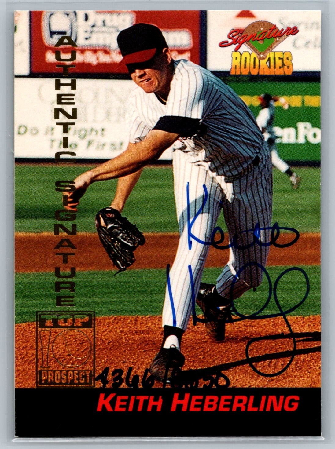 1994 235A Signature Rookies Top Prospect Keith Heberling Auto SP/8650