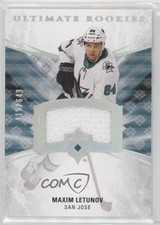 2020 Ultimate Collection Rookies Jersey Relics 419/649 Tier 1 Maxim Letunov 0gn4
