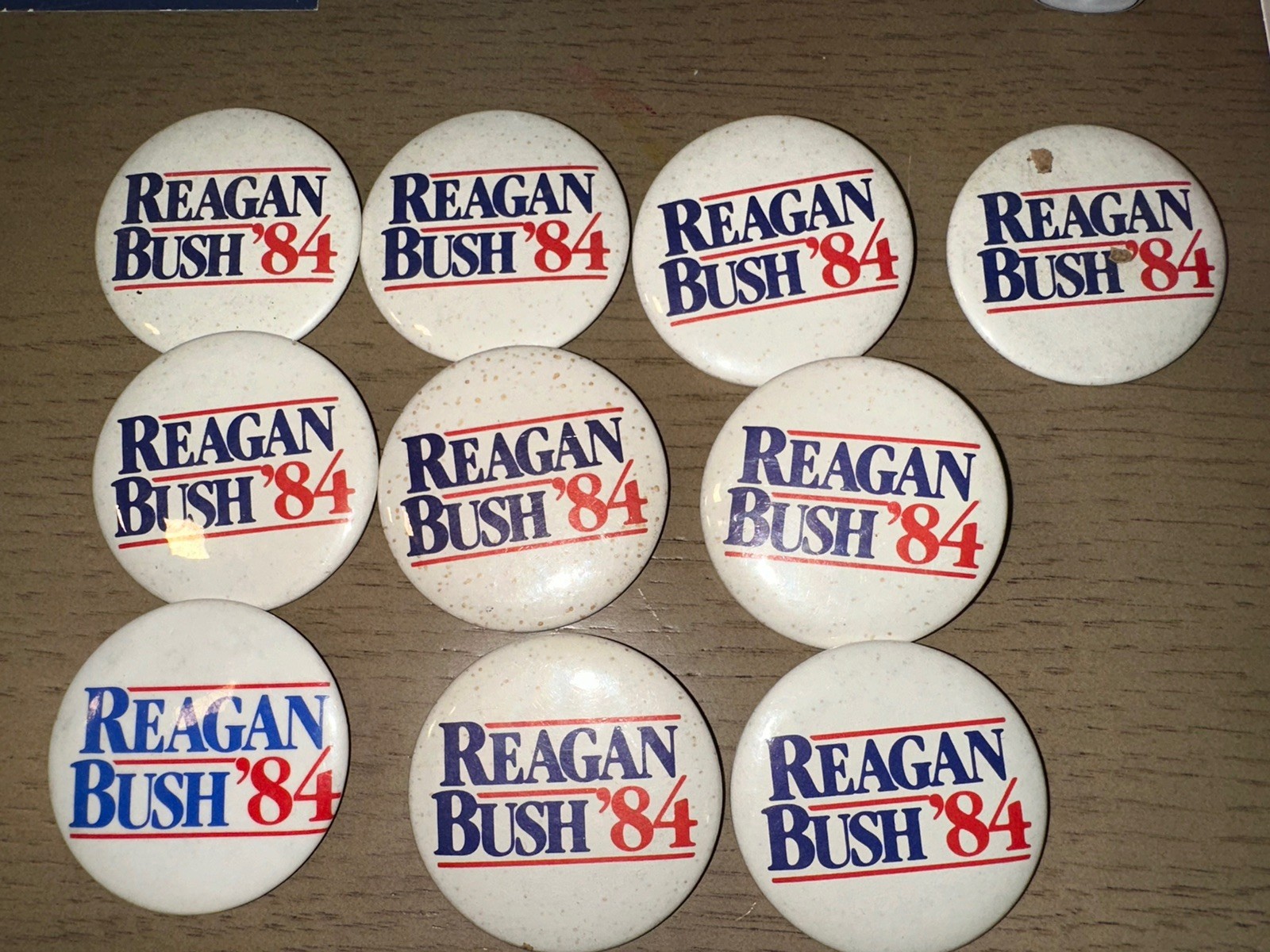 Vintage Reagan Bush ’84 Campaign Pin – Vintage Political Memorabilia Usa