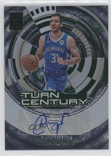 2023-24 Donruss Elite Turn of the Century Signatures Goran Dragic #TCS-GDM Auto