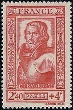 France num Yvert 590 ** MNH Seigneur de Baillard Année 1943